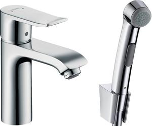 Hansgrohe Metris Classic mitigeur de lavabo avec douchette bidet sur pied chrome 31285000