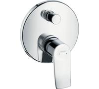 Hansgrohe Metris élément de finition pour robinet de baignoire encastré avec inverseur pour Exafill chrome 31487000