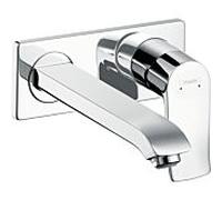 Hansgrohe Mitigeur lavabo encastré Metris 31086000 Bec 225 mm chromé – Kit de montage final