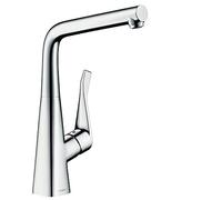 hansgrohe Metris M71 Mitigeur de cuisine 320, installation devant une fenêtre, 1 jet, chromé, 14823000