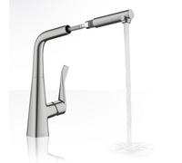 hansgrohe Metris M71 Mitigeur de cuisine, avec sBox, 73812800, M7114-H320