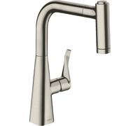Hansgrohe Metris M71 mitigeur de cuisine sur pied acier inoxydable 73800800