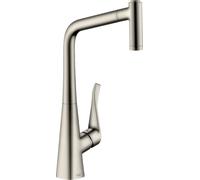 Hansgrohe Metris M71 mitigeur de cuisine sur pied acier inoxydable 73801800