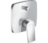 Hansgrohe Metris mélangeur de baignoire à levier unique encastré carré, combi...