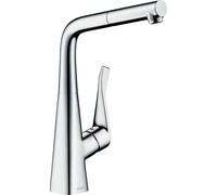 hansgrohe Metris Robinet de cuisine M71 320 14821000 chromé , bec pivotant et extractible