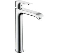 hansgrohe Metris Mitigeur de lavabo 200 surélevé pour vasque libre, avec tirette et vidage, chromé, 31183000
