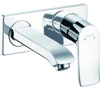 hansgrohe Metris hansgrohe mural de lavabo 31085000 mitigeur encastré, bec 165 mm, chromé