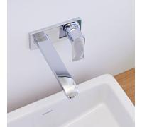 Hansgrohe Mitigeur lavabo encastré Metris 31086000 Bec 225 mm chromé – Kit de montage final
