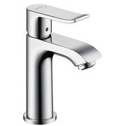 hansgrohe Metris Mitigeur petit lavabo 100, sans tirette ni vidage, chromé, 31186000