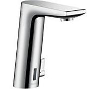 Hansgrohe Mitigeur lavabo électronique Metris S manette réglage température sur batterie 31100000