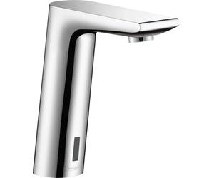 hansgrohe Metris S Mitigeur de lavabo électronique sans manette de réglage de température sur batterie, chromé, 31101000