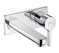 Hansgrohe Metris S mitigeur monocommande de lavabo encastrÃ©, pour montage mural, prise de courant 225mm - 31163000