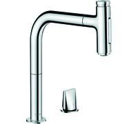 hansgrohe Metris Select mélangeur de cuisine 2 trous 73819000 chromé , 2jet, douchette extractible