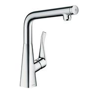 hansgrohe Metris Select 320 robinet de cuisine chromé , bec pivotant