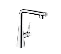 hansgrohe Metris Select 260 robinet de cuisine chromé , bec pivotant