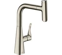 Hansgrohe Metris Select M71 mitigeur de cuisine sur pied acier inoxydable 73802800