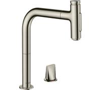 Hansgrohe Metris Select M71 mitigeur de cuisine sur pied acier inoxydable 73818800
