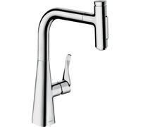 Hansgrohe Metris Select M71 mitigeur de cuisine sur pied chrome 73817000