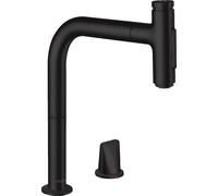 Hansgrohe Metris Select M71 mitigeur de cuisine sur pied noir 73818670