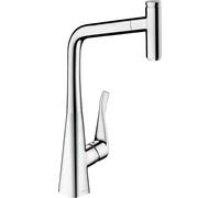 Hansgrohe Metris Select M71 Mitigeur monocommande de cuisine 320, Eco, chrome...