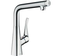 hansgrohe Metris Select 320 robinet de cuisine chromé , bec pivotant