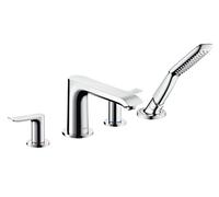 hansgrohe Metris raccord de baignoire 31442000 raccord pour jante de baignoire 4 trous, chromé