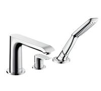 hansgrohe Metris raccord de baignoire 31190000 raccord de jante de baignoire 3 trous, chromé