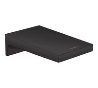 hansgrohe bec de Metropol 32543670 saillie 185 mm, fixation murale, noir mat