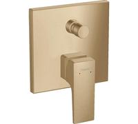 hansgrohe Metropol mitigeur monocommande de bain encastré, poignée à levier, combinaison de sécurité, 32546140, Couleur: bronze brossé