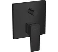hansgrohe Metropol, mitigeur monocommande de bain encastré, poignée, 32545670, Couleur: Noir Mat