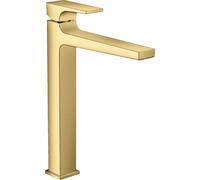 Hansgrohe Metropol ensemble de robinet 1 trou 260 avec bonde push open avec débordement bec fixe 20.4cm or poli 32512990