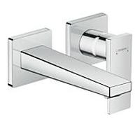 Hansgrohe Mitigeur mural de lavabo Metropol 32525000, bec 165 mm, poignée à languette, chromé