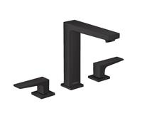 hansgrohe Metropol hansgrohe 3 trous 32515670 saillie 152 mm, bonde push-open, noir mat