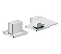 hansgrohe Metropol - Robinetterie 2 trous baignoire pour montage sur bord de baignoire pour 2 sorties chrome
