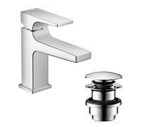 hansgrohe Metropol 100 mitigeur lavabo 32500000 chromé , pour lave-mains , avec ouverture