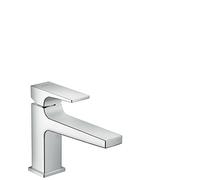 hansgrohe Metropol Mitigeur de lavabo 100 poignée manette bec long, bonde Push-Open, chromé, 32502000