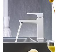 hansgrohe Metropol mitigeur lavabo 32507700 saillie 135 mm, bonde push-open, blanc mat