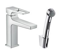 Hansgrohe Metropol mitigeur de lavabo avec douchette bidet sur pied chrome 74522000