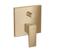 hansgrohe Metropol Mitigeur mécanique bain encastré avec poignée étrier et combinaison de sécurité, bronze brossé, 32546140
