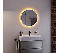 hansgrohe Xarita S miroir, éclairage LED avec capteur tactile capacitif, 700x50x700mm, blanc mat, chauffage du miroir, 54982700