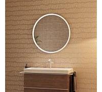 hansgrohe Xarita S miroir, éclairage LED avec capteur infrarouge, 900x50x900mm, blanc mat, chauffage du miroir, 54990700