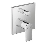 hansgrohe Mitigeur baignoire encastré 2 fonctions forme vernis chrome