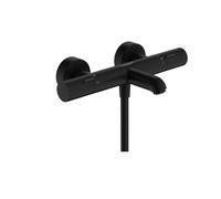 Mitigeur de baignoire thermostatique Ecostat fine noir HANSGROHE