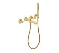 AXOR (Hansgrohe) Mitigeur de baignoire encastré Citterio C Cubic Cut 49481250 Optique or brossé