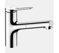 Hansgrohe - Mitigeur de cuisine 150 avec douchette extractible 2 jets, sBox chromé - Multicolore