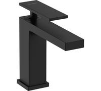 HANSGROHE Mitigeur de lavabo 110 Tecturis E Coolstart avec tirette et vidage - Noir mat