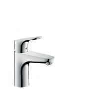 Hansgrohe Mitigeur de Lavabo de Salle de Bain Focus 100 CH3 avec Tirette de Vidage EcoSmart et CoolStart Chrome 31621000
