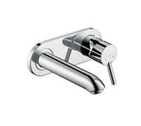 Hansgrohe-Mitigeur de lavabo encastré mural TALIS S². bec court 165mm. chromé Réf 31618000