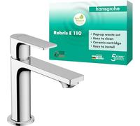 hansgrohe Rebris E mitigeur lavabo 72557000 avec tirants garniture de vidange , chromé