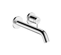 HANSGROHE Mitigeur de lavabo Tecturis S mural bec avec vidage écoulement libre - Chrome